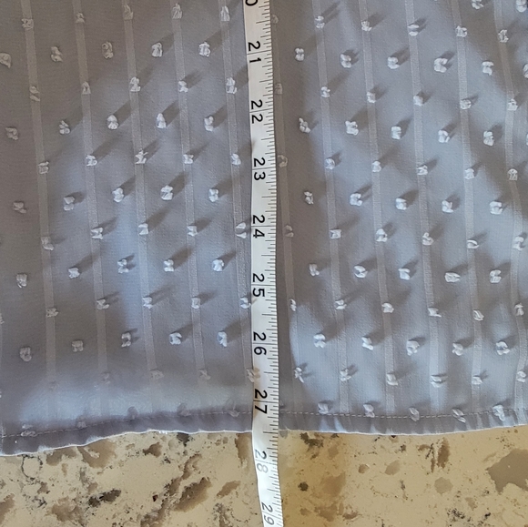 Grace Karin Baby Blue‎ Longsleeve Thin Blouse Large - Picture 11 of 12